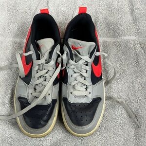 Nike Kids Sneakers - bright orange, Gray, and Navy Blue